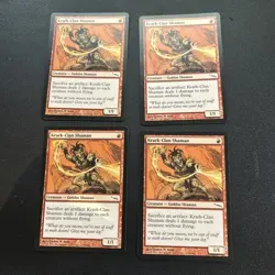 4x Krark-Clan Shaman x4 Mirrodin - MTG Magic the Gathering - 4 Card Playset - LP - Image 2