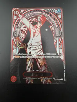 Shanks -OP09-004 SP Silver Carrying On His Will Foil One Piece English Raw - Image 3