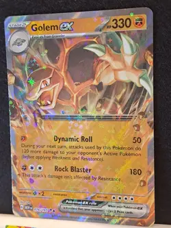 Pokemon Card Golem EX 076/165 Scarlet & Violet 151 Double Rare NM/MT - Image 2