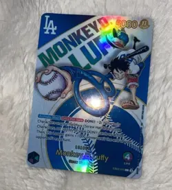 One Piece Card Luffy LA Promo Card Unused for ※Proxy Card for Display!! - Image 1