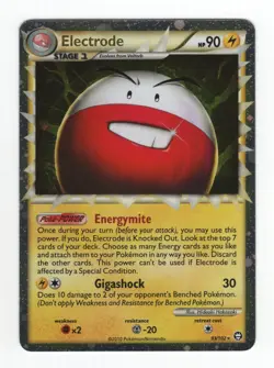 (303356) ELECTRODE PRIME 93/102 Ultra Rare Holo HGSS Triumphant Pokemon Card - Image 2