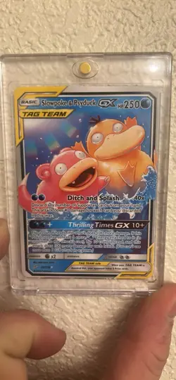 Pokemon Slowpoke & Psyduck GX TAG TEAM Card 35/236 HP250 2019 English - Image 1