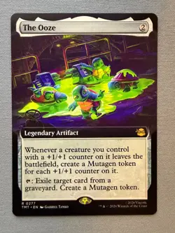 The Ooze (Extended Art) - NEAR MINT - Teenage Mutant Ninja Turtles MTG TMNT 277 - Image 1