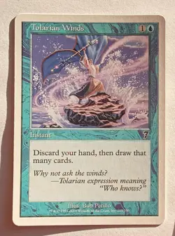 Magic MTG - Tolarian Winds - 7th Seventh Edition - LP - Image 1