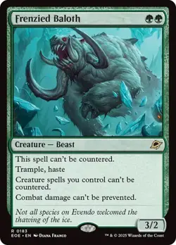 Frenzied Baloth NM Rare MTG Edge of Eternities [EOE] Green Trample Haste Regular - Image 1