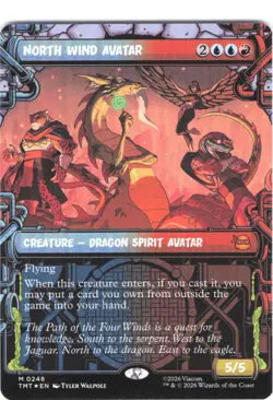 North Wind Avatar #248 Teenage Mutant Ninja Turtles Showcase Foil Mythic - Image 1