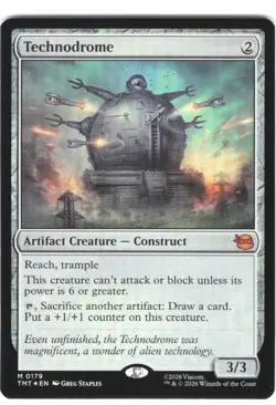 Technodrome #179 Teenage Mutant Ninja Turtles Foil Mythic - Image 1