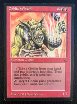 Goblin Wizard: Magic the Gathering The Dark English Rare - Image 1