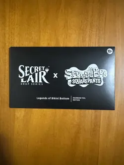 SpongeBob Legends of Bikini Bottom Rainbow Foil Edition Secret Lair Sealed - Image 1