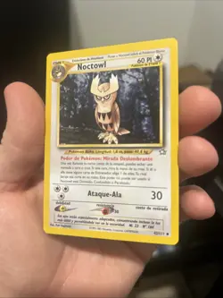 Spanish/Espanol Noctowl 42/111 Unlimited Neo Genesis Pokemon Card - Image 1