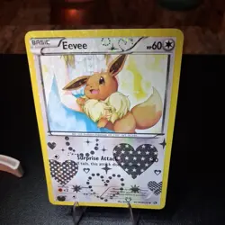 Pokemon TCG Eevee Reverse Holo RC14/RC25 Legendary Treasures Card 2013 - Image 1
