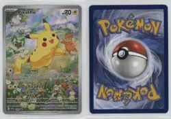 Pikachu (Paldea Adventure Chest) Holo Pokemon Scarlet & Violet Black Star Promo - Image 3
