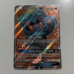 Pokemon Marshadow GX Full Art 137/147 Sm-Burning Shadows Ultra Rare Holo 150 HP - Image 1