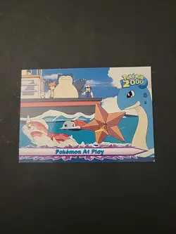 LP/MP 2000 Topps The Movie 2000 Pokemon At Play Card #18 (Non-Holo) - Image 1