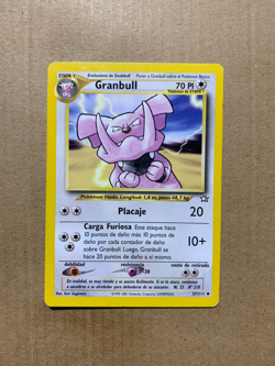 SPANISH Granbull 37/111 Neo Genesis - Uncommon Pokemon Card - EXCELLENT - Image 1