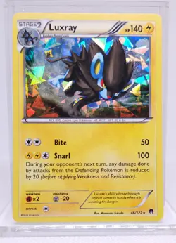 Pokemon Luxray Cracked Ice Holo 46/122 XY Breakpoint - Image 1