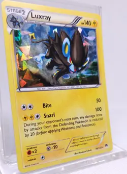 Pokemon Luxray Cracked Ice Holo 46/122 XY Breakpoint - Image 2
