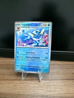 Vaporeon 022/131 Poke Ball Pattern Prismatic Evolutions Pokemon TCG - Image 1