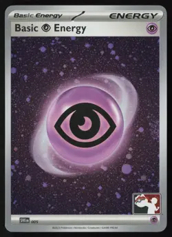 Pokemon Basic Psychic Energy - (Cosmos Holo) 005 Prize Pack Series Cards - NM - Image 1