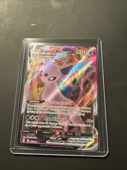 Espeon VMAX Evolving Skies Holo Ultra Rare Pokemon TCG Card 065/203 NM Condition - Image 1