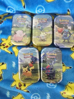 5-Pokemon Ascended Heroes Assorted Artwork Mini Tins - Image 1