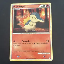Cyndaquil 55/95 Regular HGSS: Call of Legends Pokemon TCG LP 2011 - Image 1