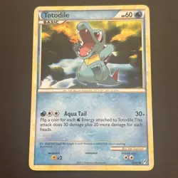 Totodile 74/95 Regular HGSS: Call of Legends Pokemon TCG LP 2011 - Image 1