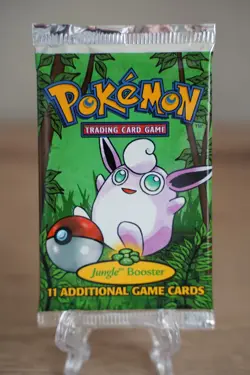 Pokemon Jungle Unlimited 1999 Wigglytuff Artwork Booster Pack WOTC Sealed - Image 1