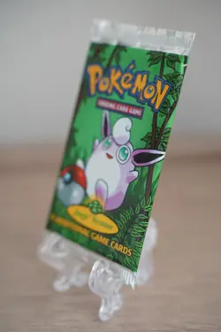 Pokemon Jungle Unlimited 1999 Wigglytuff Artwork Booster Pack WOTC Sealed - Image 3
