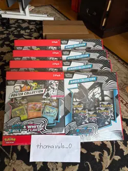 Pokemon Black Bolt & White Flare Binder & Poster Collection - New Factory Sealed - Image 1