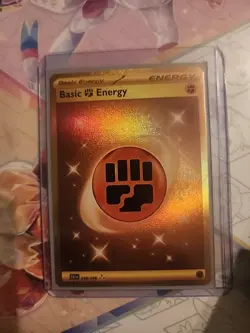 Pokemon TCG Basic Fighting Energy Scarlet & Violet Base Set 258/198 Near Mint! - Image 1