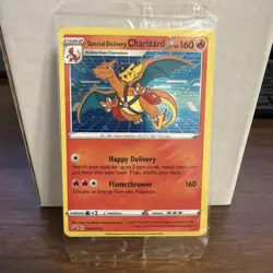 Special Delivery Charizard - SWSH075 - Pokemon Sword & Shield Promo SEALED NM - Image 1