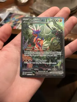 2023 POKEMON SV01 SCARLET & VIOLET KORAIDON EX 247/198 HOLO FULL ART SIR 230HP - Image 1