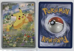 Pikachu (Paldea Adventure Chest) Holo Pokemon Scarlet & Violet Black Star Promo - Image 3