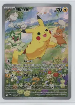 Pikachu (Paldea Adventure Chest) Holo Pokemon Scarlet & Violet Black Star Promo - Image 1