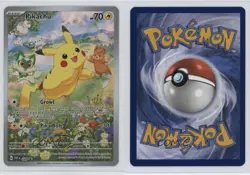 Pikachu (Paldea Adventure Chest) Holo Pokemon Scarlet & Violet Black Star Promo - Image 3
