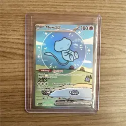 Pokemon Mew ex 232/091 SV: Paldean Fates Full Art Holo Special Illustration Rare - Image 1