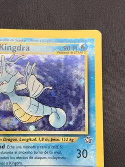 Kingdra 8/111 Neo Genesis Holo Rare Pokemon TCG LANGUAGE IS IN SPANISH - Image 3