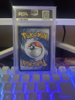 Pokemon Mismagius Paldea Evolved Illustration Rare Holo #212 PSA 8 English - Image 2