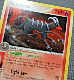 2005 Pokemon Unseen Forces #7 Houndoom Holo LP+ - Image 4