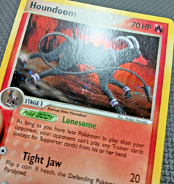 2005 Pokemon Unseen Forces #7 Houndoom Holo LP+ - Image 5