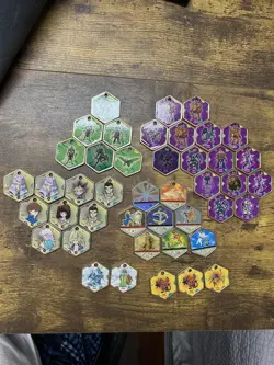 Yu-Gi-Oh! Vintage Takahashi Metal Medallions Hexors Coins Tags Lot of 43 Tokens - Image 1