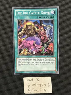 Yugioh - The Big Cattle Drive - CBLZ-EN063 - Unlimited Edition - Common - NM/VLP - Image 1