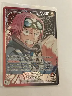 Koby OP11-001 Alternate Art (Alt Art) Leader Foil NM One Piece - Image 1