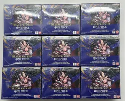 Lot of (9) One Piece TCG OP-14 The Azure Sea's Seven Booster Boxes SEALED - Image 1