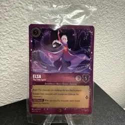 Disney Lorcana Elsa The Fifth Spirit 6/P3 Glitter Foil Promo Mint in Sealed - Image 1