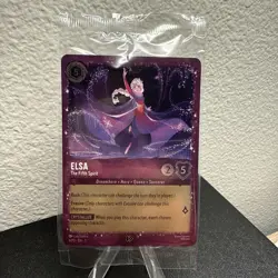Disney Lorcana Elsa The Fifth Spirit 6/P3 Glitter Foil Promo Mint in Sealed - Image 3
