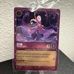 Disney Lorcana Elsa The Fifth Spirit 6/P3 Glitter Foil Promo Mint in Sealed - Image 5