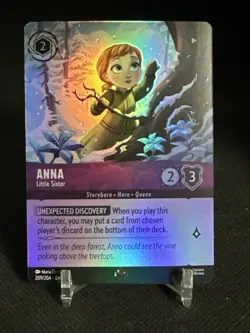Anna - Little Sister (Epic) 209/204 Winterspell Holo Disney Lorcana - Image 1