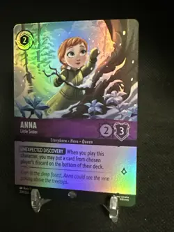 Anna - Little Sister (Epic) 209/204 Winterspell Holo Disney Lorcana - Image 2
